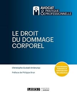 Le droit du dommage corporel: Caractérisation, évaluation et indemnisation des préjudices (2022)